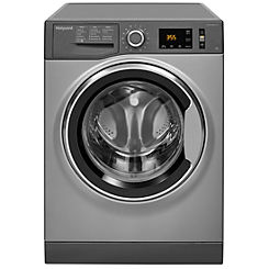9KG 1400 Spin Washing Machine NM11946GCAUK - Graphite by Hotpoint
