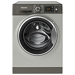 9KG 1400 Spin Washing Machine NM11946GCAUKN - Graphite by Hotpoint