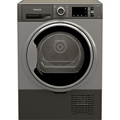 9KG Condenser Tumble Dryer H3D91GSUK- Graphite by Hotpoint