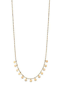 9ct Gold Multi Disc Necklace by Elements Gold