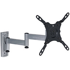 AV Lockable Swing Arm Full Motion 13 - 43 inch TV Bracket - Silver by Proper
