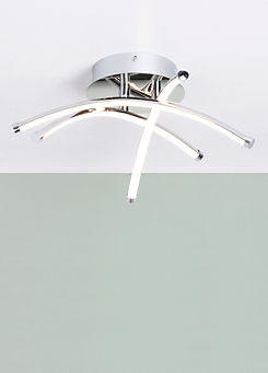 Aalto Cross Over Arms LED Flush Ceiling Light by BHS