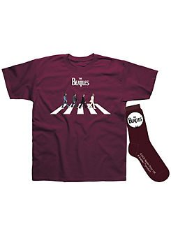 Abbey Road Men’s T-Shirt & Socks Set by The Beatles
