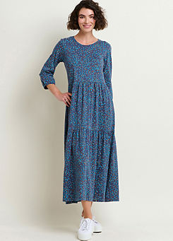 Abstract Spot Maxi Dress by Brakeburn