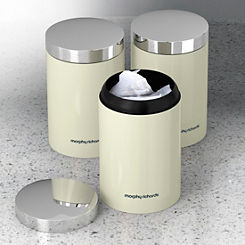 Accents Set of 3 Kitchen Storage Canisters by Morphy Richards