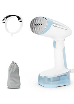Access Steam Pocket DT3041 Handheld Clothes Steamer - White & Sky Blue by Tefal