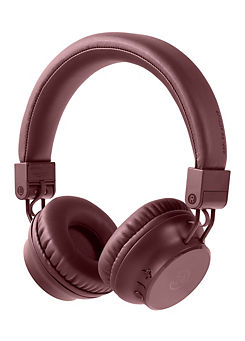 Active Play Over Ear Foldable Headphones - Burgundy by Reflex