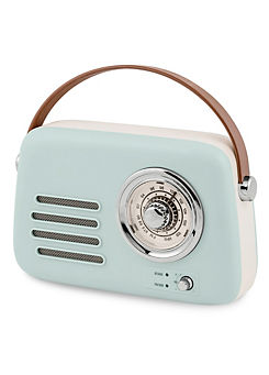 Active Retro Radio Speaker - Light Blue by Reflex
