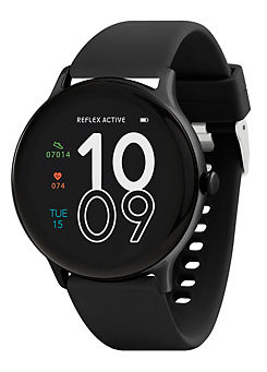 Active Series 22 Calling Watch - Black Silicone Strap by Reflex