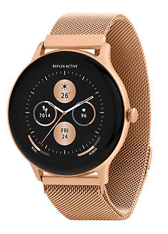 Active Series 22 Calling Watch - Rose Gold Mesh Strap by Reflex