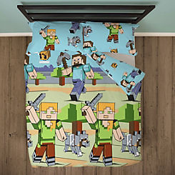Adventure Rotary Duvet Cover Set by Minecraft