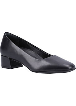 Alina Black Court Shoes by Hush Puppies