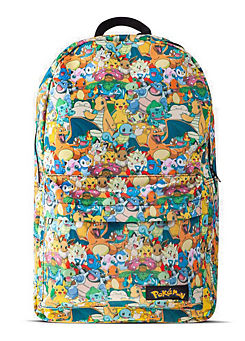 All-over Characters Print Backpack by Pokemon