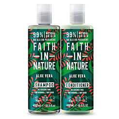Aloe Vera Shampoo & Conditioner Duo by Faith In Nature