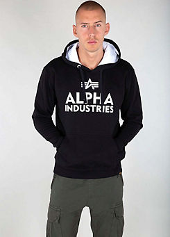Alpha Industries Logo Print Hoodie