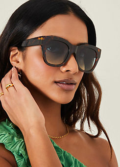Amber Chunky Cateye Sunglasses by Accessorize