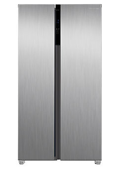 American Fridge Freezer RH90AFF201SS - Stainless Steel by Russell Hobbs