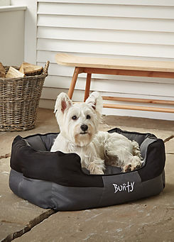 Anchor Black Water Resistant, Machine Washable Dog Bed by Bunty