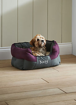 Anchor Purple Water Resistant, Machine Washable Dog Bed by Bunty