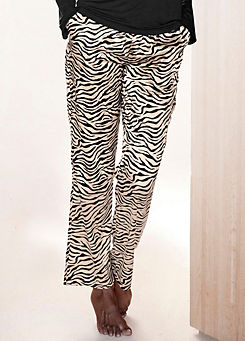 Animal Print Pyjama Trousers by Buffalo