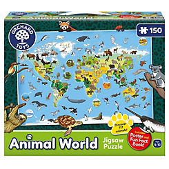 Animal World 150 Piece Jigsaw by Orchard Toys