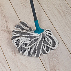 Antibac Telescopic Cloth Mop with Replacement Mop Head by Beldray