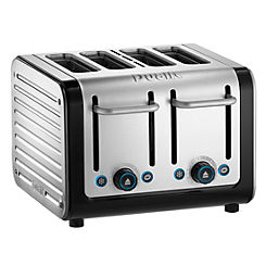 Architect 4 Slice Toaster- Stainless Steel with Black Trim 46505 by Dualit