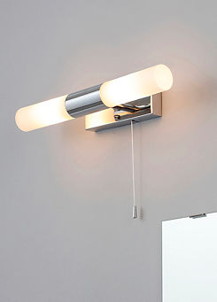 Aries IP44 Bathroom Rated 2 Light Wall Light by SPA