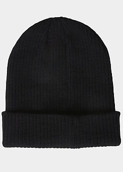 As It Stands Slouchy Beanie Black by Joe Browns