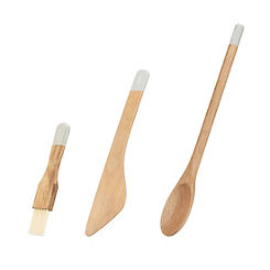 At Home Spatula, Pastry Brush, Spoon Gadget Set by Mary Berry