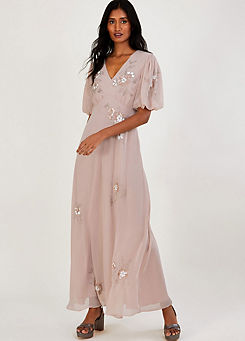 August Sustainable Embellished Maxi Dress by Monsoon