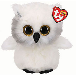 Austin White Owl - Boo Medium Soft Toy by Ty