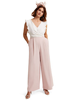 Ayla Ruffle Jumpsuit by Phase Eight