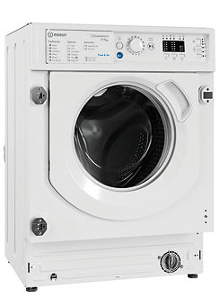 BI WDIL 75148 UK Built-in Washer Dryer - White by Indesit