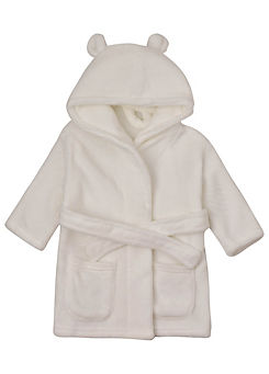 Baby’s First Dressing Gown - White by Bambino