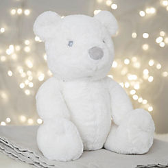 Bambino White Large Bear Plush Soft Toy by Bambino
