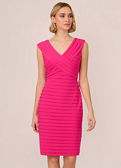 Banded Jersey Dress by Adrianna Papell
