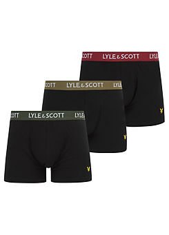 Barclay Pack of 3 Underwear Trunks by Lyle & Scott Lounge