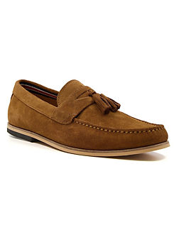 Bart Tan Suede Loafers by Dune London