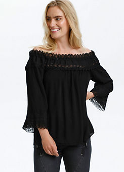 Bea Lace Blouse by Cream