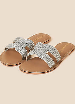 Beaded Sliders by Accessorize