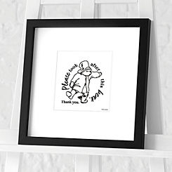 Bear ’Please Look After This Bear’ Framed Print by Paddington