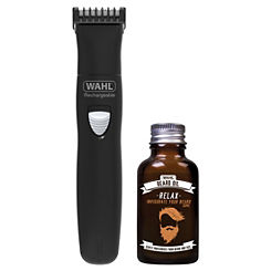 Beard Trimmer & Beard Oil Gift Set by Wahl