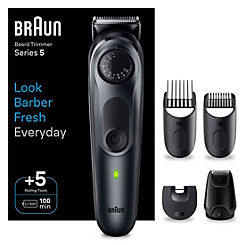 Beard Trimmer Series 5 BT5420 - Trimmer for Men with Styling Tools by Braun