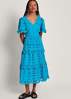 Beatrice Broderie Dress by Monsoon