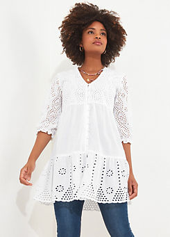 Beautiful Broderie Tunic by Joe Browns
