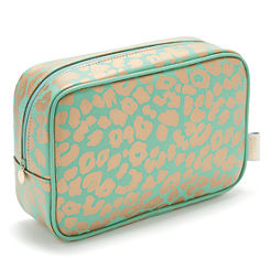 Beauty Kit Case - Jade Leopard by Victoria Green