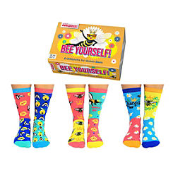 Bee Yourself 6 Oddsocks for Queen Bees by United oddscoks