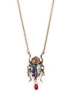 Bejewelled Bug Necklace by Bill Skinner