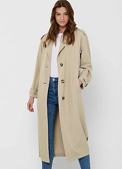 Belted Trench Coat by Only